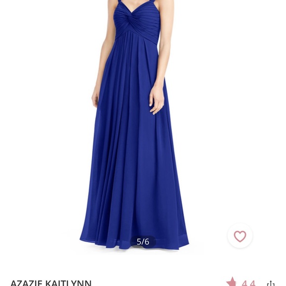 Azazie Kaitlynn Royal Blue Dress - Picture 3 of 4